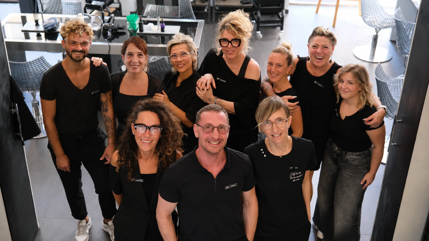Team LAB Parrucchieri al completo