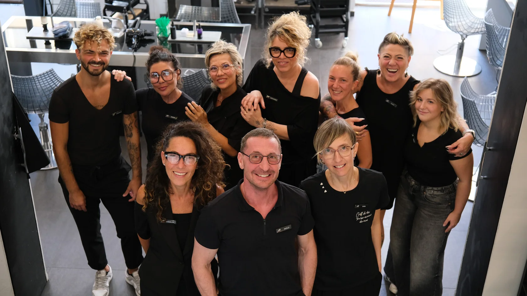 Team LAB Parrucchieri al completo
